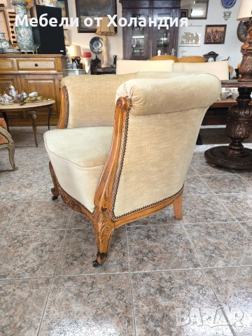 Два френски фотьойла, снимка 3 - Дивани и мека мебел - 53072882
