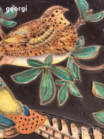 декоративна керамична чиния за стена     1/4, снимка 4 - Декорация за дома - 47632800