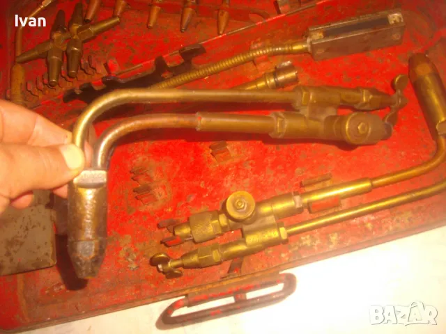 НЕМСКИ ГОЛЯМ КОМПЛЕКТ ЗА ОКСИЖЕН ГАЗОКИСЛОРОДНО ЗАВАРЯВАНЕ РЯЗАНЕ РЕЗАЦИ ГОРЕЛКИ РЕЗАЧИ В КУФАР, снимка 14 - Други инструменти - 49068917