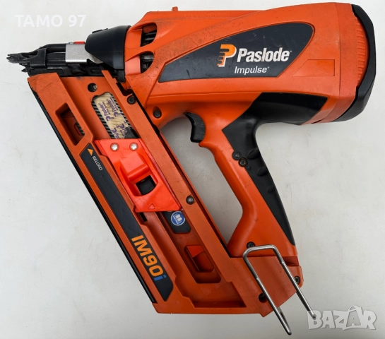 PASLODE IM90i- Акумулаторен такер за дърво 50-90мм, снимка 5 - Други инструменти - 52861472