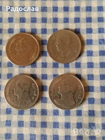 монети  1 бат Тайланд 