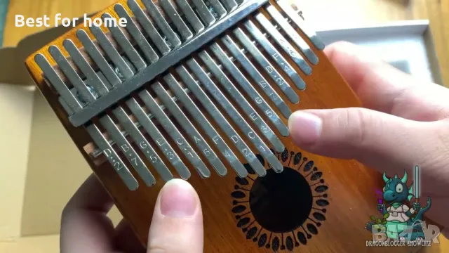 Калимба Ударен музикален инструмент със 17 ноти, дърво KOA,, снимка 9 - Ударни инструменти - 48744013