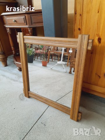 Огледало с дървена рамка внос от Германия , снимка 2 - Огледала - 40109281