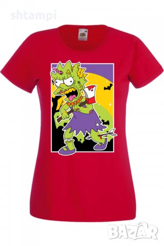 Дамска тениска The Simpsons Lisa Simpson 01,Halloween,Хелоуин,Празник,Забавление,Изненада,Обичаи,, снимка 4 - Тениски - 38154299