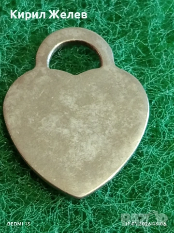 Сребърна висулка във формата на сърце от колекцията Return to Tiffany марково нежно бижу 21452, снимка 5 - Колиета, медальони, синджири - 53062063