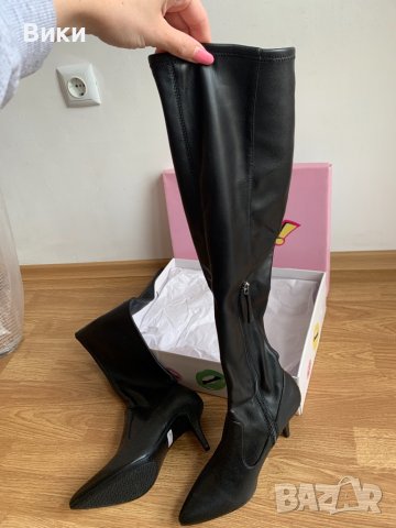 Кожен ботуш , снимка 10 - Дамски ботуши - 39243096