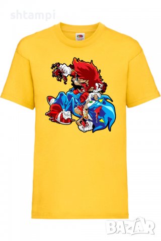 Детска тениска Mario Zombie VS Sonic Zombie,Игра,Изненада,Подарък,Празник,Повод, снимка 4 - Детски тениски и потници - 37435317