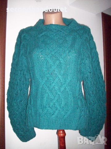 H&M дамски дебел пуловер, снимка 1 - Блузи с дълъг ръкав и пуловери - 27737545