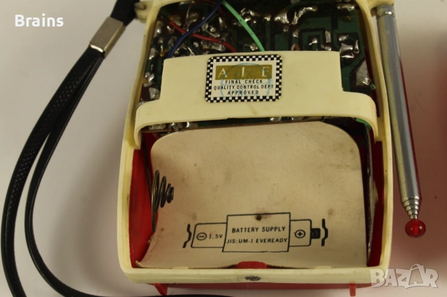 Колекционерско Джобно Радио AITRON от 1960-те, снимка 8 - Радиокасетофони, транзистори - 52734220