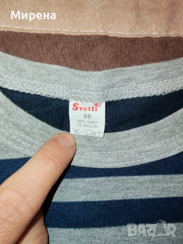 Детска памучна блузка за 3 год. момче, снимка 2 - Детски Блузи и туники - 52365500