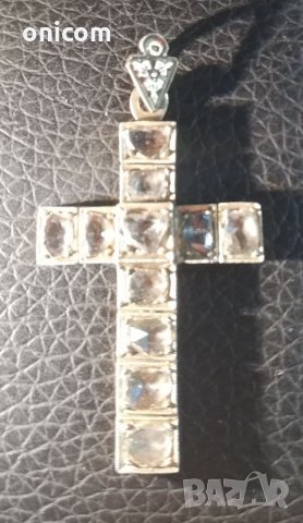 Стар и уникален кръст с 11 диаманта, снимка 4 - Други - 35238089