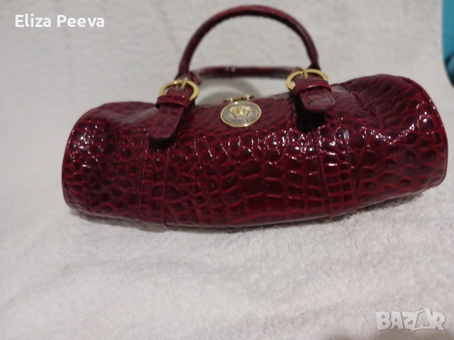 Чанта в цвят бордо, снимка 4 - Чанти - 53480081