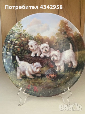 Hutschenreuther.Чиния « Намерено в градина», снимка 7 - Антикварни и старинни предмети - 50812153