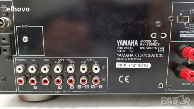 Ресивър Yamaha RX-396RDS, снимка 7 - Ресийвъри, усилватели, смесителни пултове - 27948530
