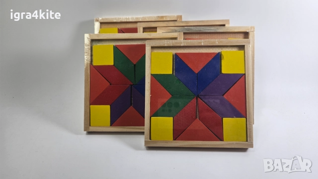 5 бр. дървени мозайки за 15лв. / дървени играчки, снимка 3 - Образователни игри - 38481696