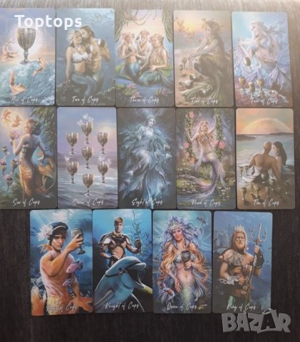 Вълшебни таро карти: Elemental Wisdom Tarot & Dark Mansion Tarot & Slavic Legends Tarot, снимка 7 - Карти за игра - 34659537