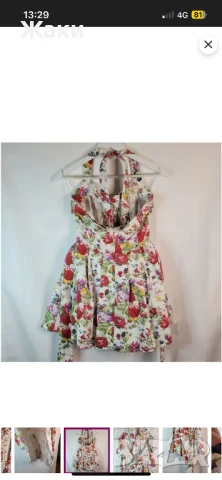 Много сладка рокла на цветя, снимка 4 - Рокли - 51409545