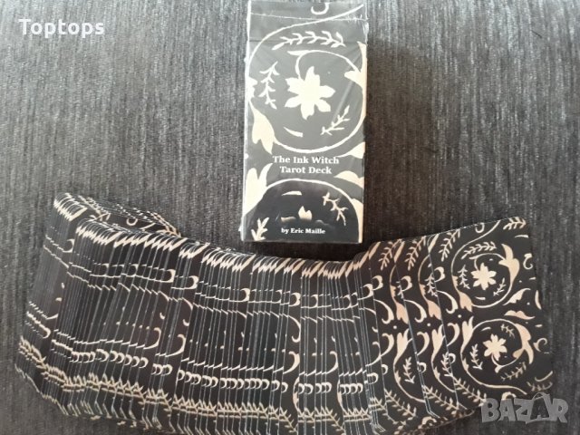 Таро карти, различни от масовите: Ink Witch Tarot & Linestrider Tarot, снимка 11 - Карти за игра - 33677966