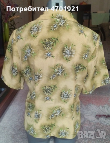 Дамска риза на цветя, снимка 4 - Ризи - 53136840