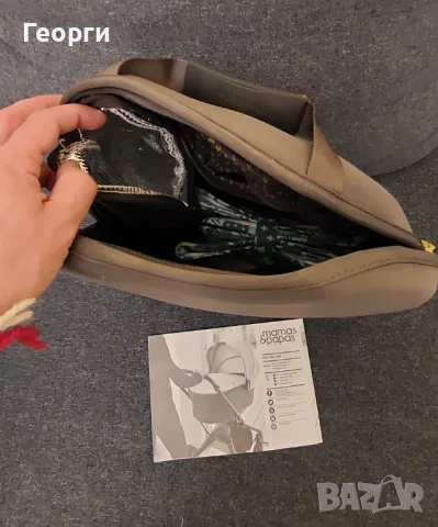 Бебешка количка с летен и зимен кош, Mamas & Papas MYLO 2. Дизайн Лисиците на Donna Wilson, снимка 11 - Детски колички - 49350888