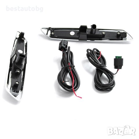 диодни мигачи за BMW 5 Series F10 / F11 (2010-2013) Silver/Smoke, снимка 4 - Аксесоари и консумативи - 43620832