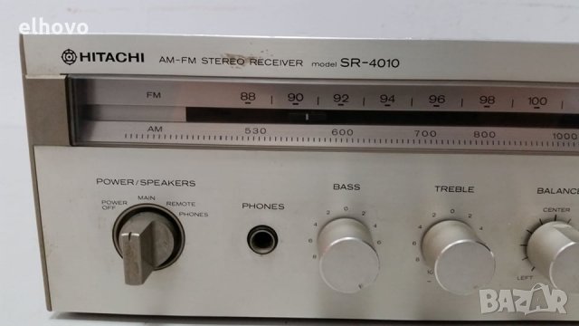 Ресивър Hitachi SR-4010, снимка 8 - Ресийвъри, усилватели, смесителни пултове - 28075156