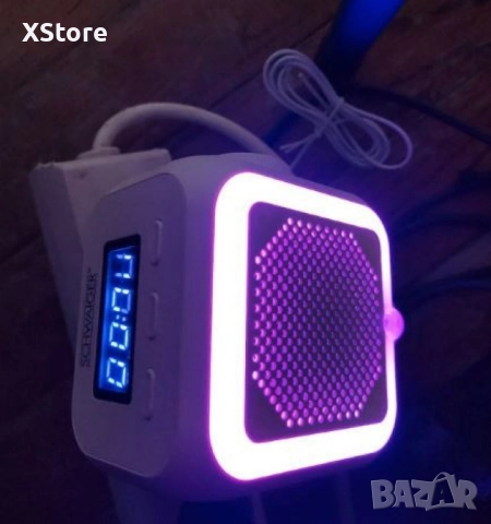 Малко радио с Bluetooth, аларма и осветление, снимка 2 - Радиокасетофони, транзистори - 52555996