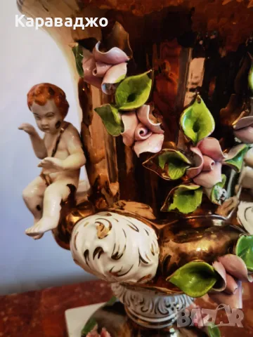 Голяма Порцеланова Декорация, снимка 4 - Вази - 48338031