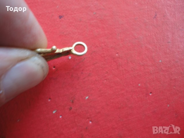 Позлатен сребърен медальон висулка коте , снимка 6 - Колиета, медальони, синджири - 40697625