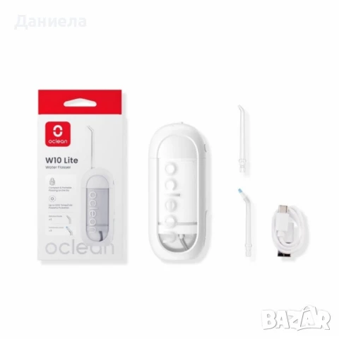 Зъбен душ Oclean W10 Lite, 2бр накрайника, 3 режима, 150мл