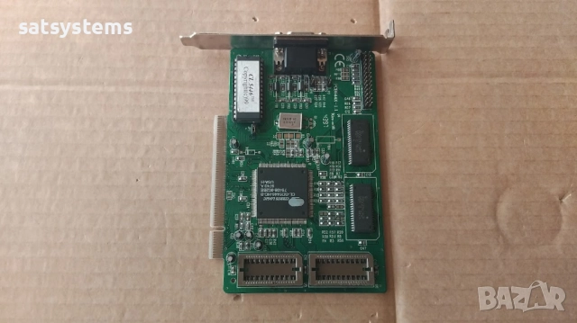 Видео карта Cirrus Logic CL-5446 1MB PCI, снимка 6 - Видеокарти - 37253988