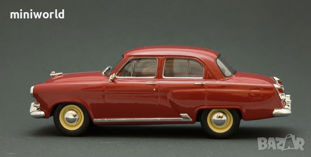 ГАЗ М21 Волга със звездата 1956 - мащаб 1:43 на DeAgostini моделът е PVC дисплей-кейс, снимка 6 - Колекции - 42625333