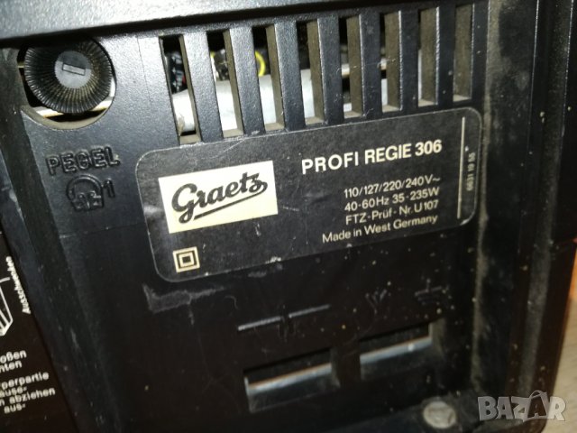 GRAETZ PROFI REGIE-RECEIVER-MADE IN WEST GERMANY 3112210757, снимка 8 - Ресийвъри, усилватели, смесителни пултове - 35282223