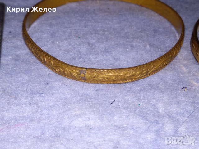 СТАРИННА БРОНЗОВА ОРНАМЕНТИРАНА РЕТРО ГРИВНА и СТОМАНЕНА ВИНТИДЖ ГРИВНА с ПОЗЛАТА 38009, снимка 6 - Антикварни и старинни предмети - 40837051