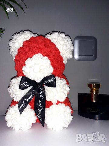 Мече от декоративни розички, снимка 2 - Други - 32875268