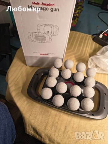 Комплект от 16 масажни пистолета с 8 глави, перкусионен масажор за дълбоки тъкани с 16 , снимка 8 - Масажори - 51936322