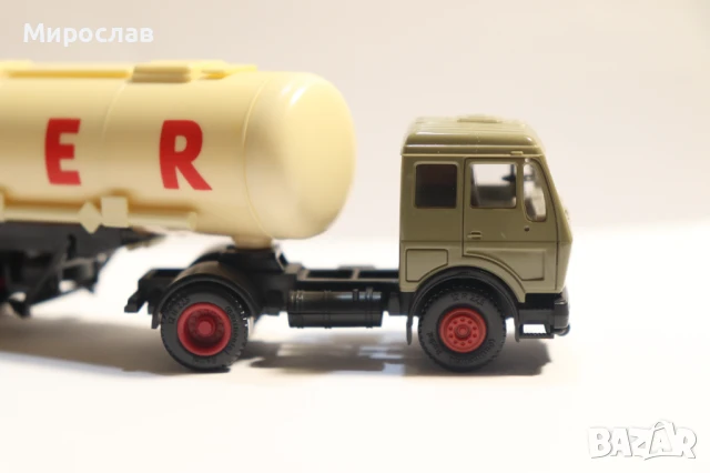HERPA H0 1/87 MERCEDES ВЛЕКАЧ KАМИОН МОДЕЛ TIR ЦИСТЕРНА, снимка 5 - Колекции - 51145888