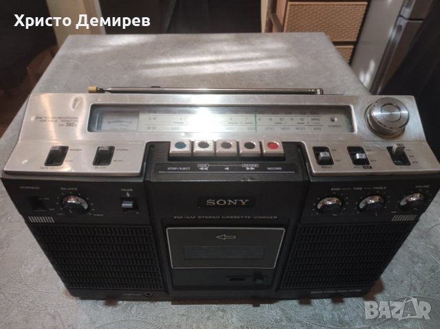 радиокасетофонче SONY  CF-560F, снимка 7 - Радиокасетофони, транзистори - 37074173