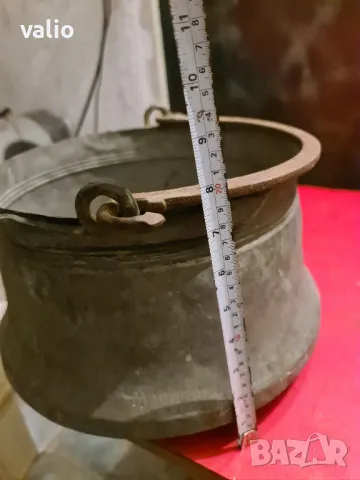 Стар бакър менче, снимка 4 - Антикварни и старинни предмети - 50205974