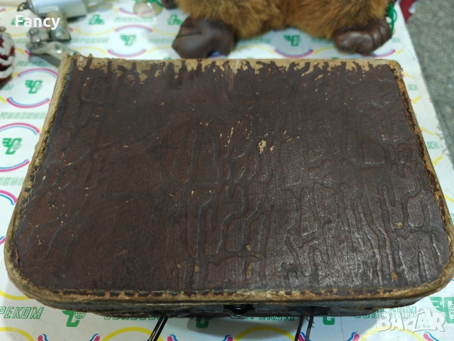 Много старо мукавено куфарче , снимка 4 - Антикварни и старинни предмети - 53387017