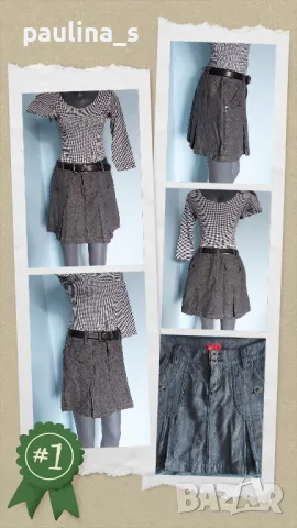 Лотове / M / XL - Лот от кадифено яке с пола / Червен лот / Естествена кожа яке и Дънки , снимка 5 - Други - 48728214