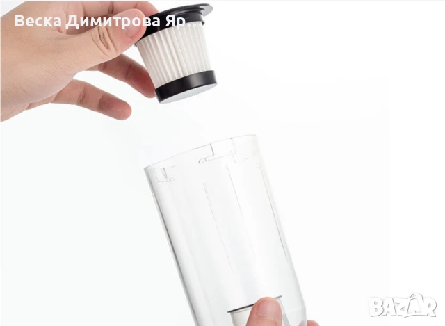 Акумулаторна домакинска ръчна прахосмукачка с 5 накрайника, снимка 16 - Прахосмукачки - 51224946