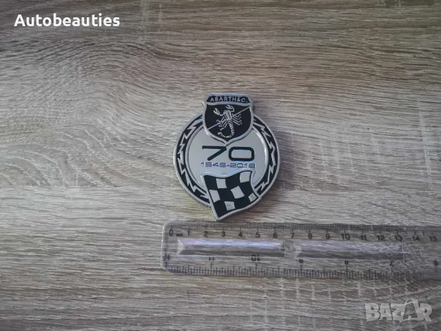 метална емблема Abarth 70th Anniversary, снимка 5 - Аксесоари и консумативи - 49403934
