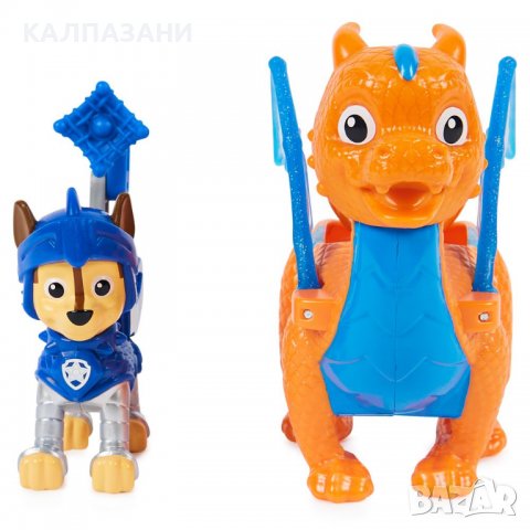 PAW PATROL Rescue Knights Чейс с дракона Драко 6063592, снимка 3 - Фигурки - 37292156