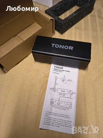 TONOR микрофонен предусилвател, XLR микрофонен предусилвател за динамичен микрофон, професионален

, снимка 3 - Аудиосистеми - 50711034