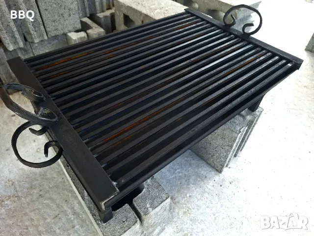 Барбекю Скара Дървени въглища Кънпинг Пещ Вграждане Професионална Ръчна изработка , снимка 2 - Барбекюта - 50106423