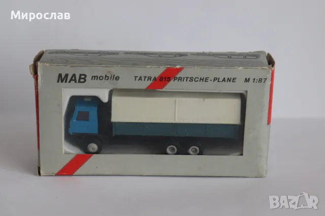 MAB MOBILE H0 1/87 TATRA КАМИОН МОДЕЛ ТИР ИГРАЧКА