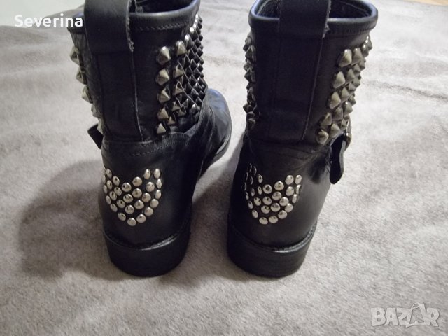 Twinset *Естествена кожа боти 38, снимка 10 - Дамски боти - 44116481