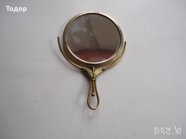 Двустранно бронзово настолно огледало , снимка 9 - Антикварни и старинни предмети - 52836010