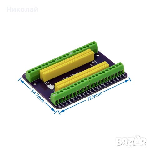 Разширителна платка с винтови клеми за Raspberry Pi Pico, снимка 2 - Друга електроника - 40483214